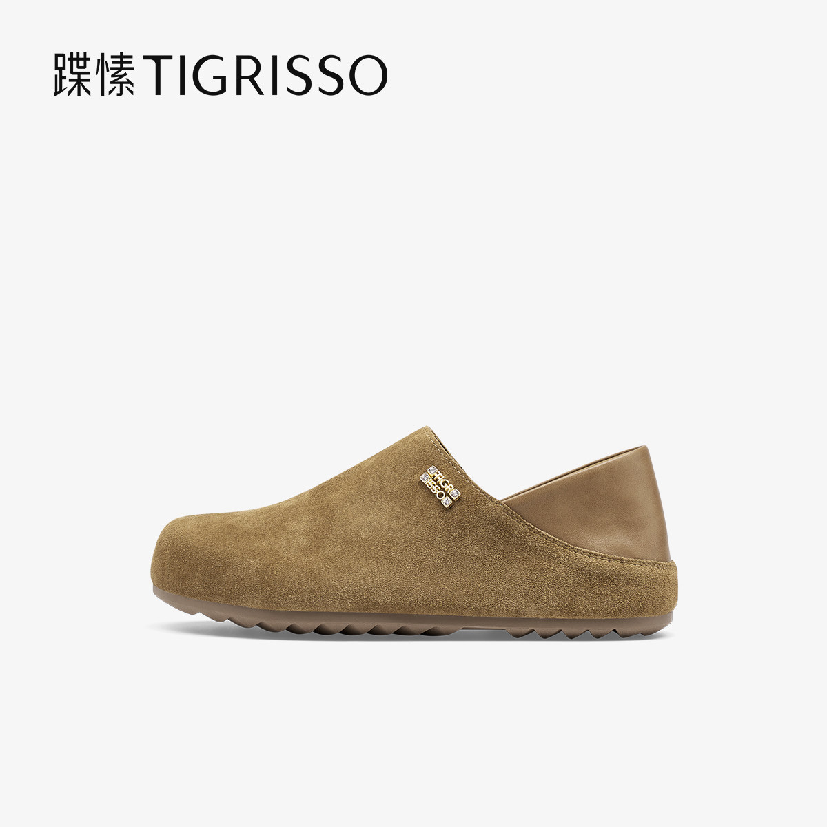 徐艺洋同款小土豆蹀愫厚底增高毛毛加绒棉鞋勃肯鞋女TA65169-50