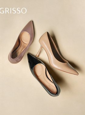 [玫瑰穿搭]蹀愫懂你8厘米尖头单鞋高跟鞋TA54508-10