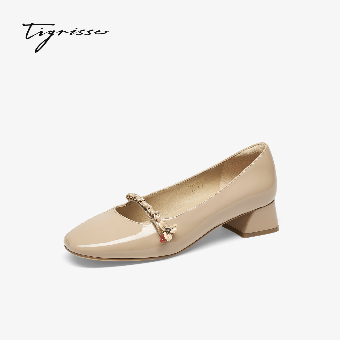 新年款好柿花生蹀愫26年春新通勤单鞋优雅玛丽珍单鞋T76120A-05,女鞋,浅口单鞋,淘宝优惠券,粉丝福利购,淘宝优惠卷