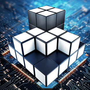 布兰克魔方三阶镜面异形裂变趣味不规则学生儿童益智创意玩具魔方