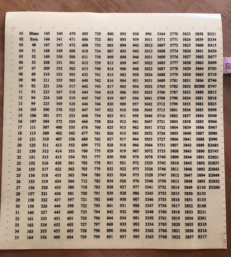 胡丽丽十字绣透明dmc贴纸绣线