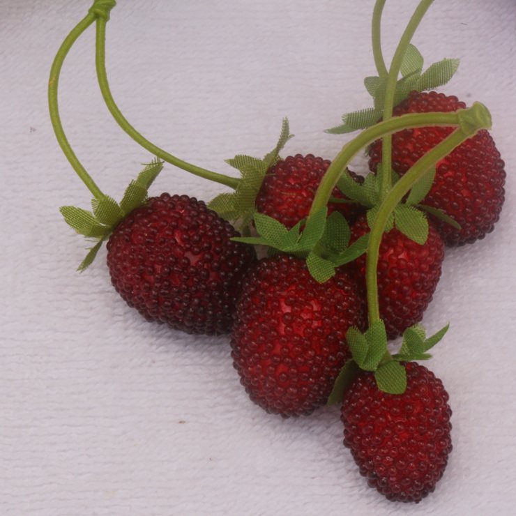 仿真桑果水果模型蔬菜 装饰品 手工耳环配饰桑果一串两个仿真水果