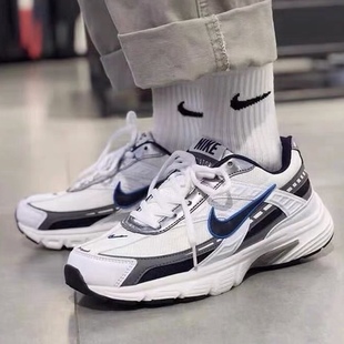 394055 NIKE 跑步鞋 复古白蓝银红男女老爹鞋 101 Initiator