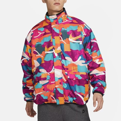 男子羊羔绒两面穿运动休闲夹克