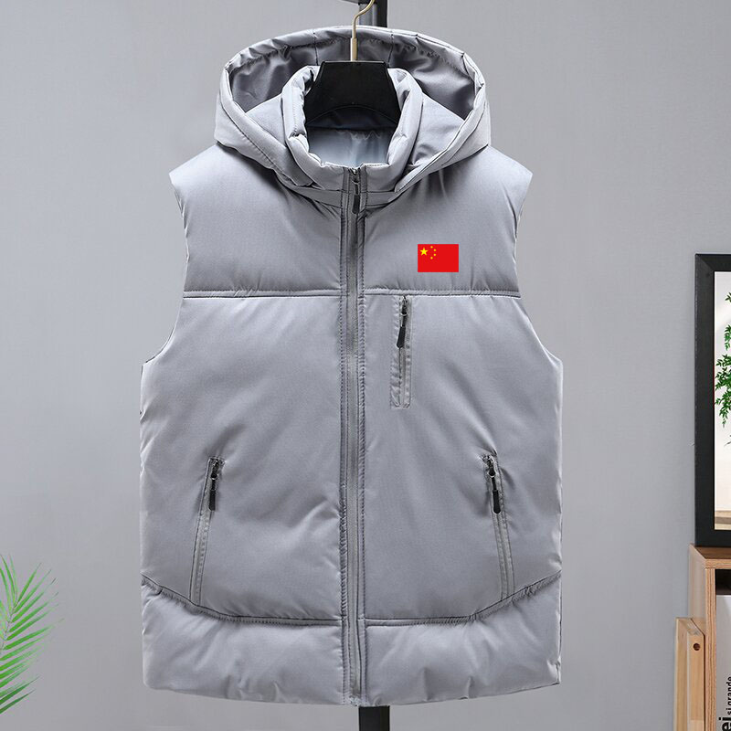 中国国家队运动马甲秋冬加厚保暖