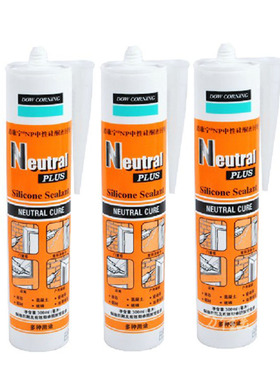 上海品牌道康宁陶熙/硅胶/玻璃胶/NP中性硅酮密封胶/白色/300ML