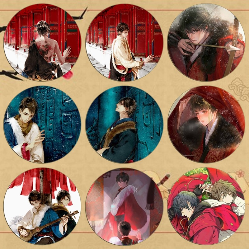 盗墓笔记周边徽章 小哥天真无邪 张起灵 拍肩礼 吧唧胸章胸针礼物