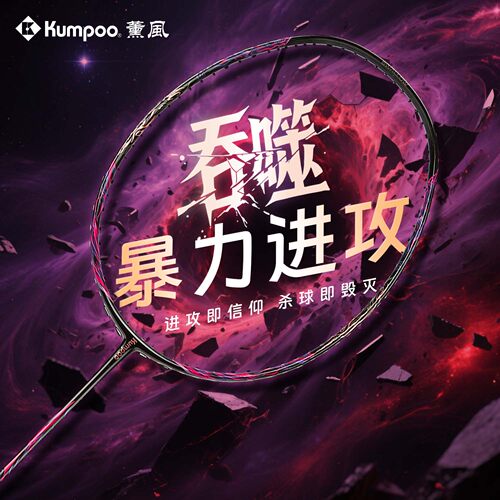 薰风吞噬羽毛球拍全碳素纤维耐打