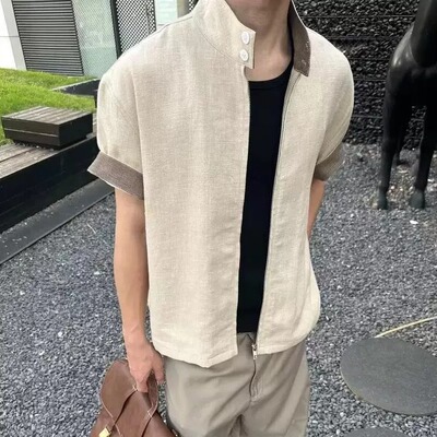 中国风体恤盘扣短袖复古风点缀宽松薄款棉麻休闲上衣打底汗衫