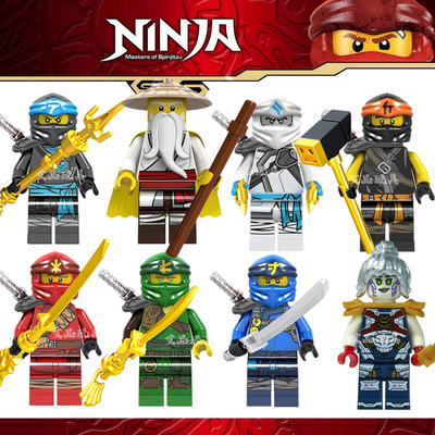 战斗服第11季杰幻影忍者黄金武器拼装积木玩具国产吴大师爆发妮雅