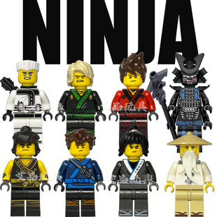 幻影忍者双面经典大电影忍者主角劳埃德凯杰妮雅吴大师加满都四手