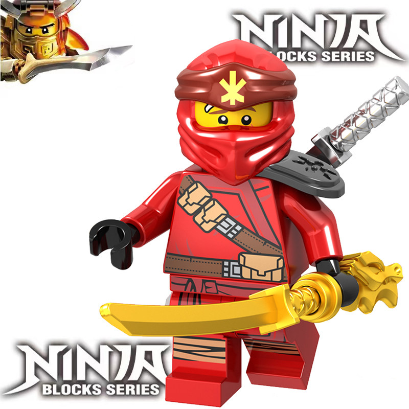 国产积木幻影忍者积木劳埃德10季妮雅劳埃德赞主角人仔大电影玩具