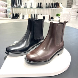 思加图2025冬季新款yesterday英伦风切尔西靴复古短靴子EFI34DD5