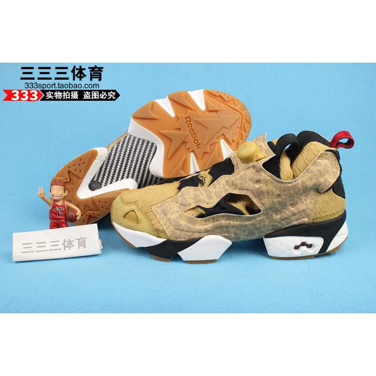 锐步reebok INSTAPUMP FURY LE SBTG男女限量复古跑步鞋BD2902