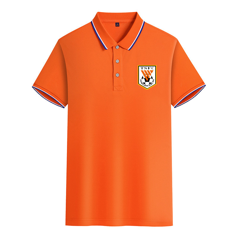 山东鲁能泰山足球服速干翻领polo短袖周边球衣休闲T恤男足加油图片