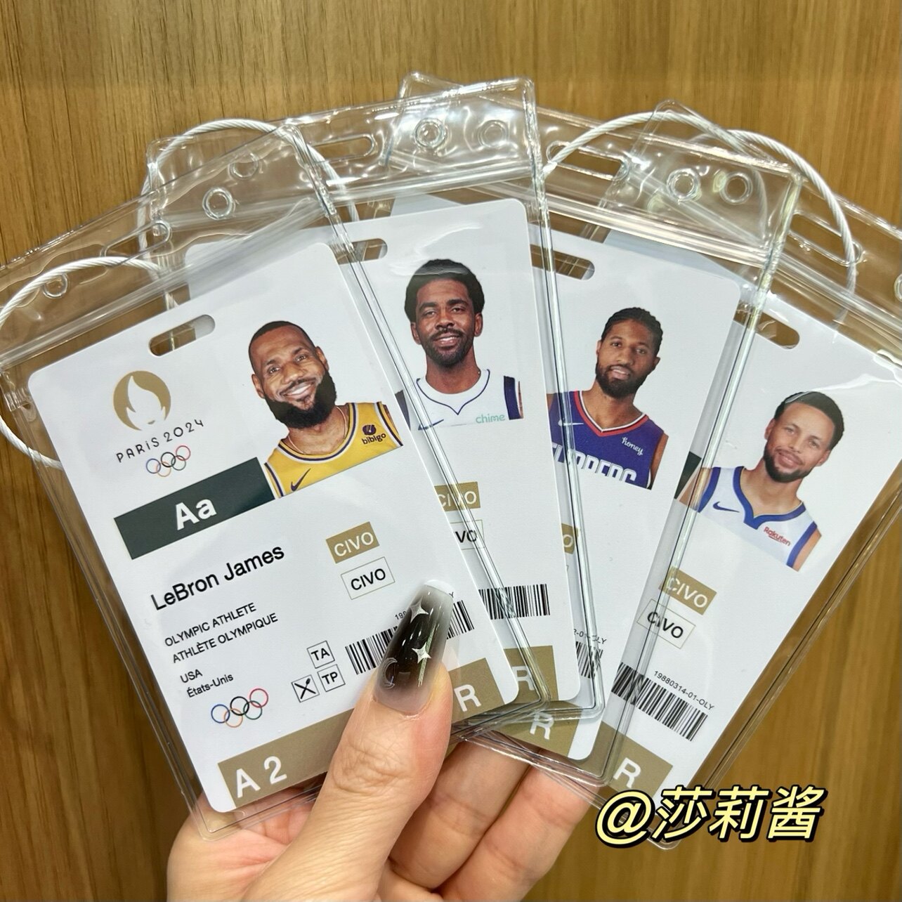 库里C罗篮足球球星卡pvc包挂件图片