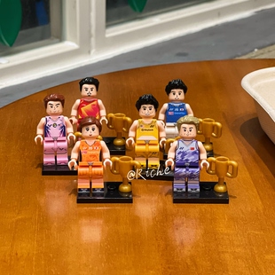 羽毛球球星人仔李梓嘉石宇奇手办周边背包挂件志田千阳林丹积木