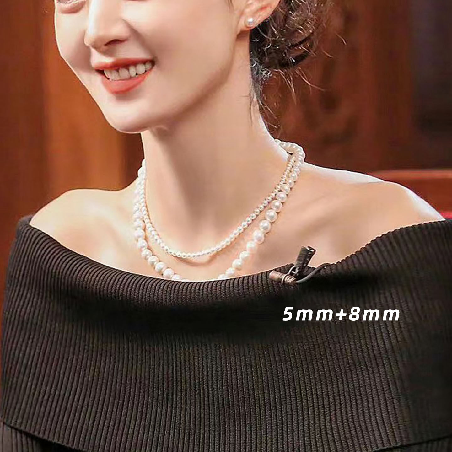 赵丽颖同款叠戴项链女法式慵懒风