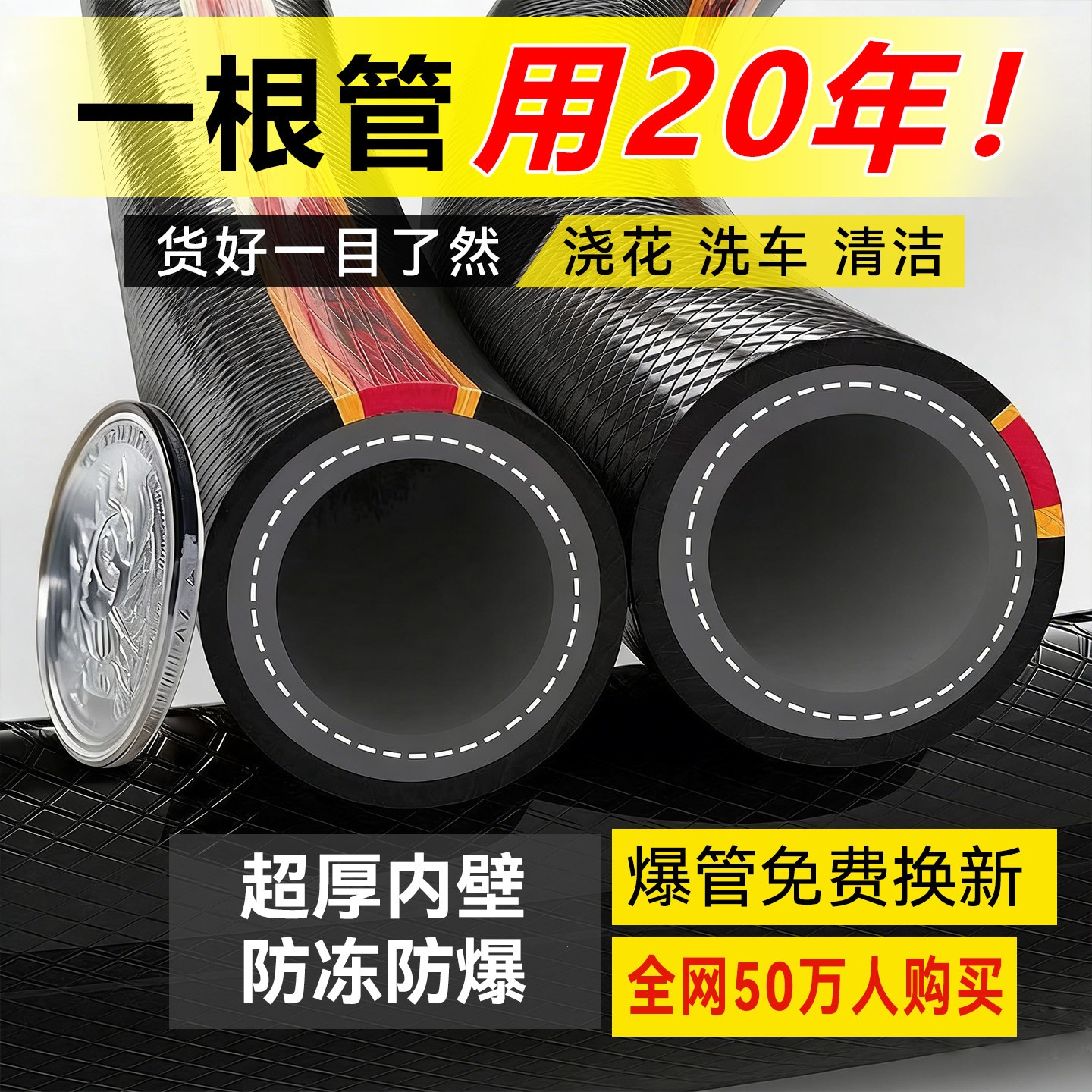 德国加厚水管软管高压防