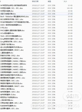 Beck抑郁自评问卷汉密顿HAMA焦虑测评霍兰德职业兴趣测试