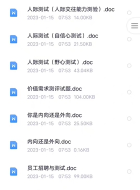心理测试表打印版scl-90心理健康测评睡眠质量指数量表scl-90症状