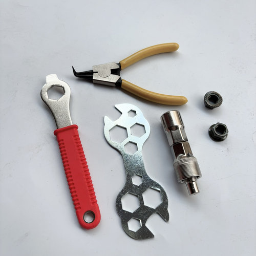 M22 M25动感单车拆装中轴轴工具曲柄拆除器牙盘拆卸拉马卸腿器