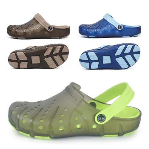 回力洞洞鞋耐磨男凉鞋防水包头