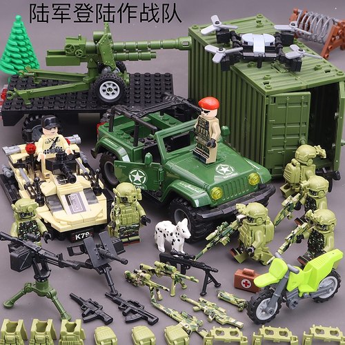 特种兵基地拼装益智积木
