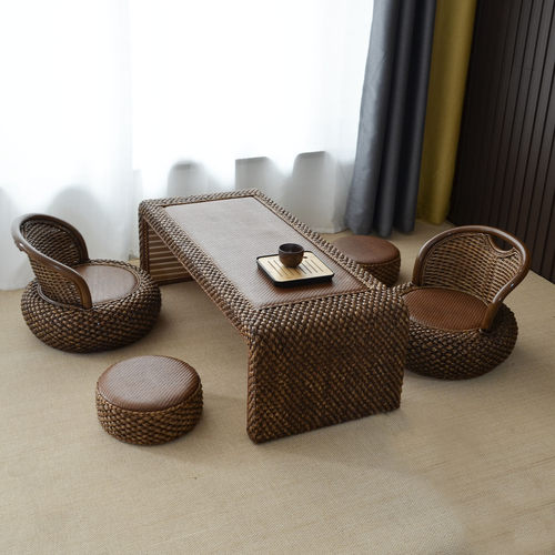 藤编榻榻米专用桌子日式地台炕桌