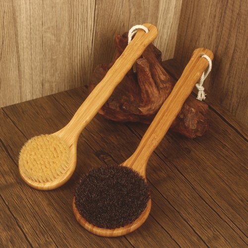 楠竹长柄马鬃刷猪鬃刷刷干刷浴刷