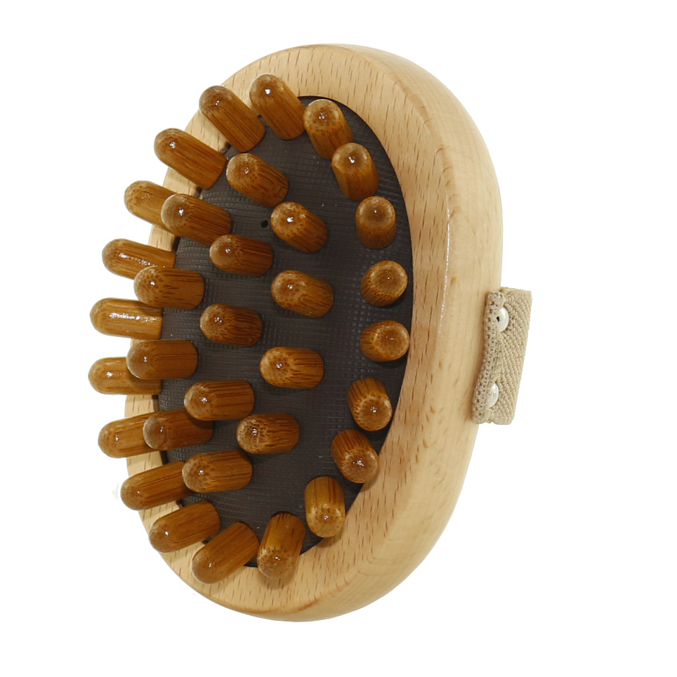 木质经络刷气囊推脂美体SPA精油按摩刷摩蝎刷按摩刷揉腹瘦身瘦腿