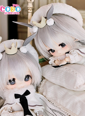 Piccodo现货 白桑灰叶HANEKO可动人偶12分手办换装可爱二次元摆件