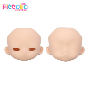 Piccodo现货 原创正版可动人偶无妆脸  娃头12分1:12bjd脸部配件