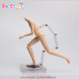 Piccodo现货 可动人偶手办玩偶娃素体p20配件bjd 原创多功能支架