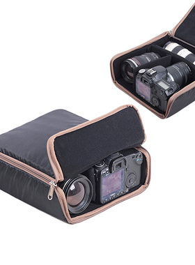 户外旅行包内胆扁型竖版全拉链内胆数码微单单反摄影相机便捷收纳