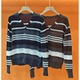 条纹亮丝针织衫 LCN1007 衣长45cm 钱老板推荐