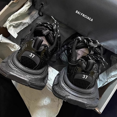 官方正品巴黎3xl黑色老爹鞋男女鞋2025新款情侣运动增高厚底鞋潮