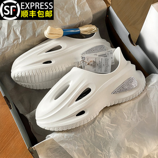 官方正品涡轮包头洞洞鞋厚底男女款2025新款休闲外穿运动溯溪鞋
