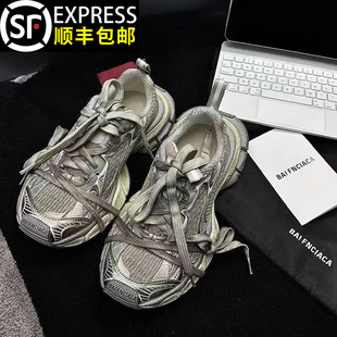 增高厚底运动鞋 莆田旗舰版 秋冬爆款 男女款 巴黎九代做旧3xl老爹鞋