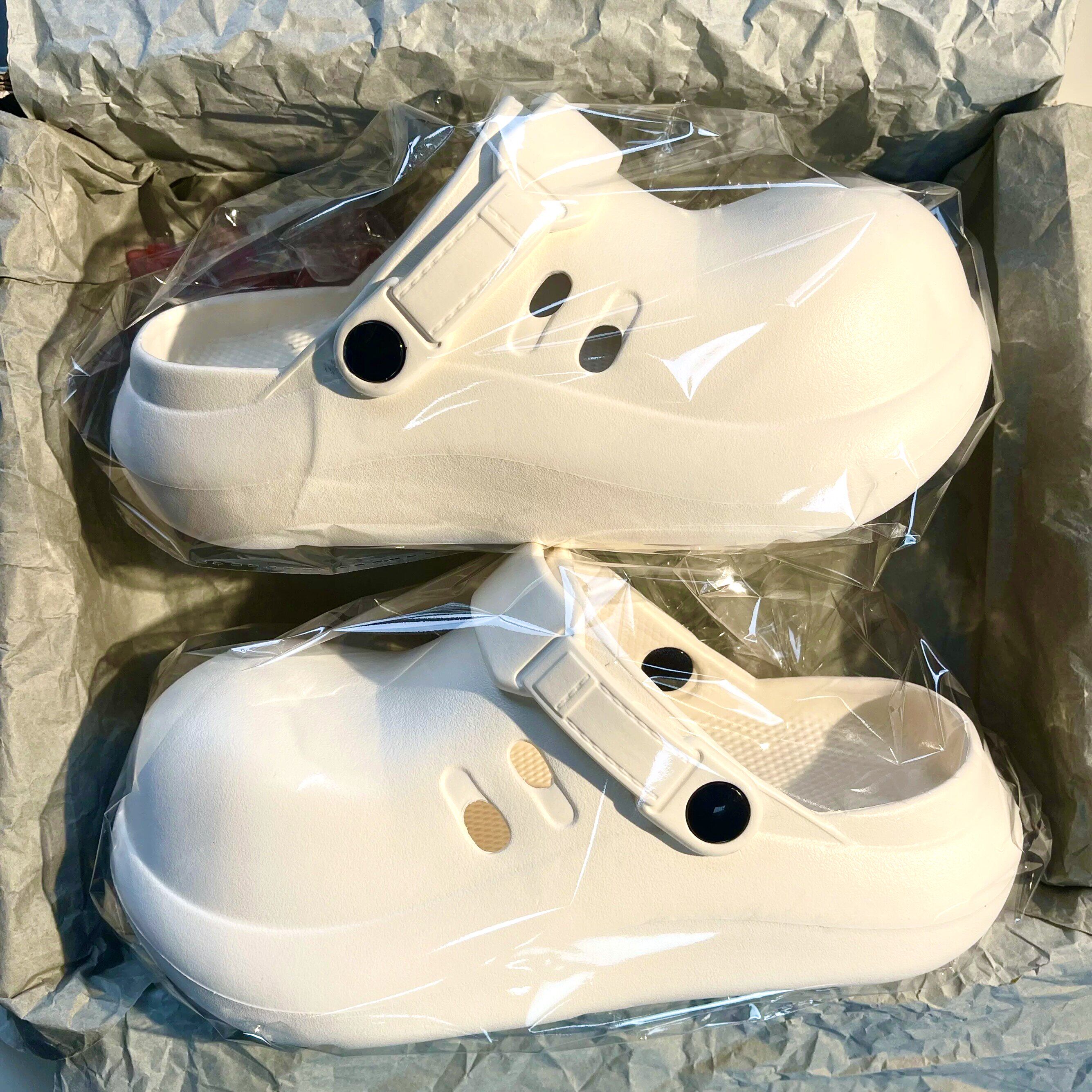 范丞丞同款正品小丑洞洞鞋女鞋2026新款夏季厚底勃肯包头凉拖鞋男