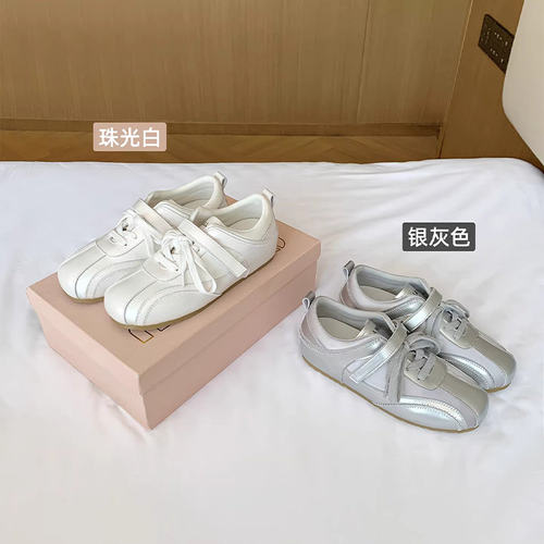 春季爆款5cm增高魔术贴德训鞋女