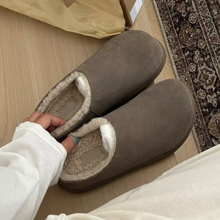 短筒真皮毛一体保暖棉靴潮 新款 正品 高端小土豆卷毛雪地靴女靴冬季