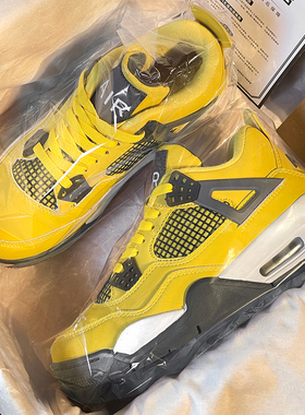 官方正品旗舰店aj4运动鞋男女款2026新款厚底休闲篮球高帮板鞋潮