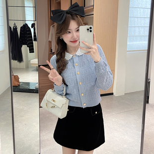 上衣内搭吊带套装 针织开衫 时尚 花样miu48支超细100woo短款