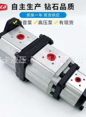 双联齿轮泵PA-AZPFF POOCCA高压三联液压泵齿轮泵厂家直销油压