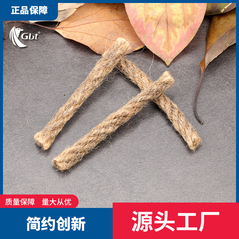 蜂蜡麻绳户外露营野营野炊烧烤用品点火引火线火绳生火助燃工具