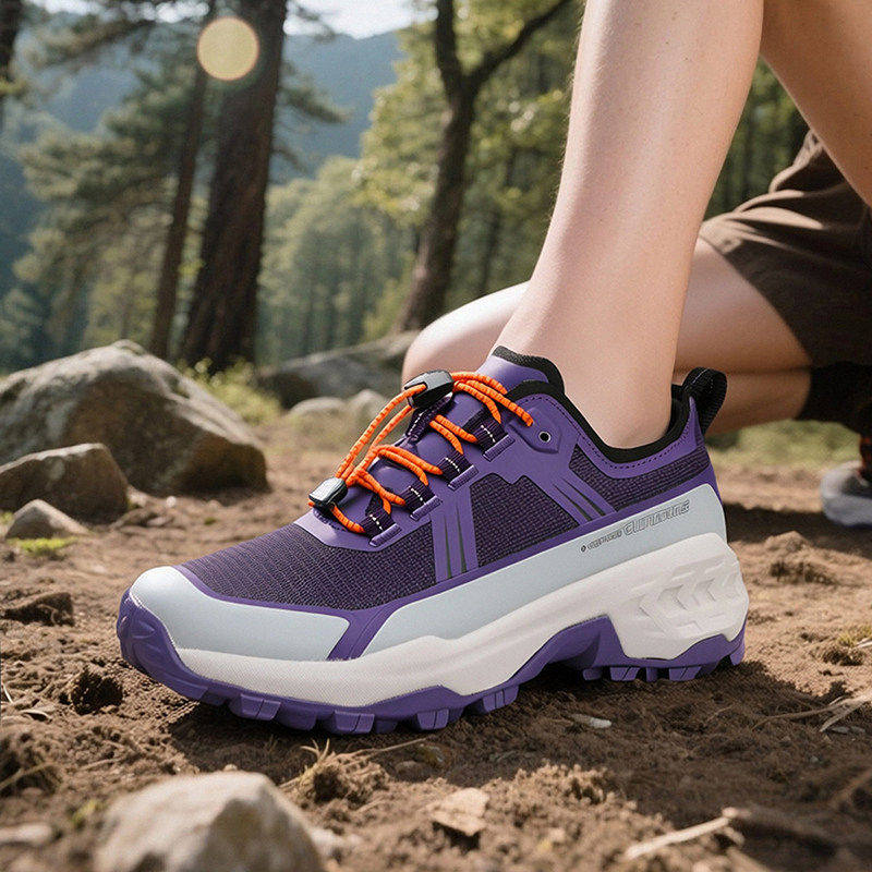 美骆世家徒步鞋男越野鞋网布轻便户外休闲鞋透气耐磨登山鞋女6792