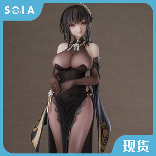 正版现货 AniGift AniGame 碧蓝航线 镇海 奇奢华苑 1/6 旗袍手办