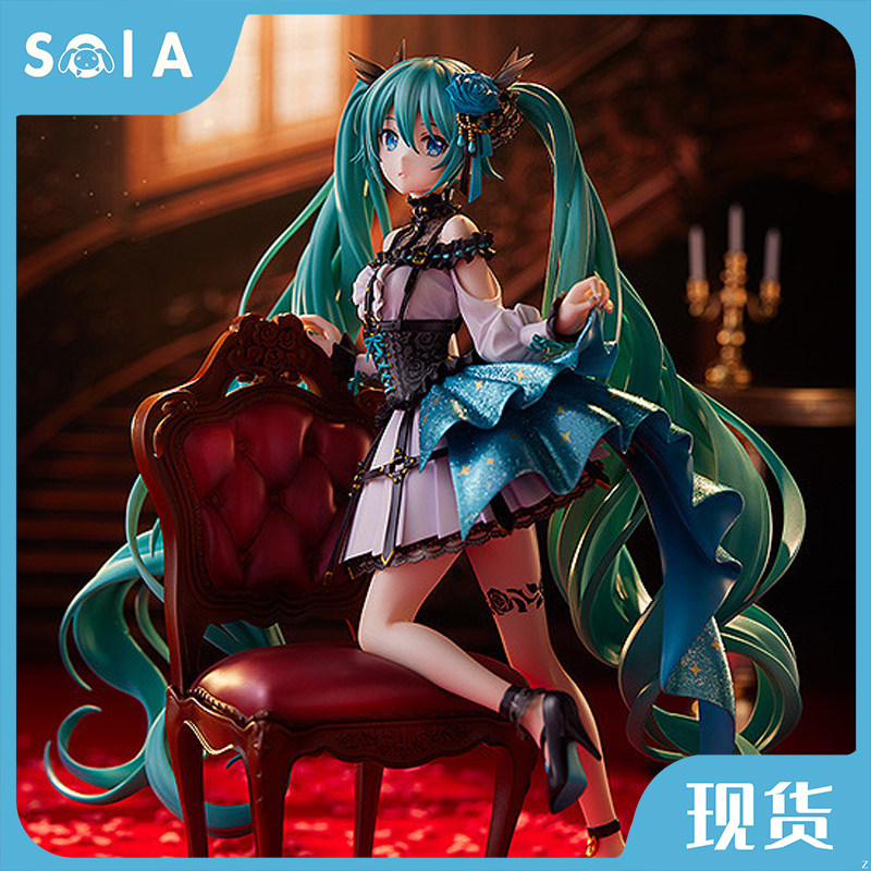 正版现货 GSC 初音未来 世界计划多彩舞台 Rose Cage 椅子音 手办