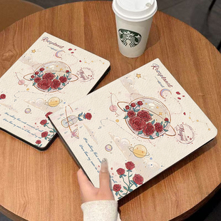 适用2025款ipad十一代保护套Air5/4双面2025款ipadAir6/7防摔支架Pro11寸MINI1/2/3/4/5/6/7卡通ipad8/9/10代